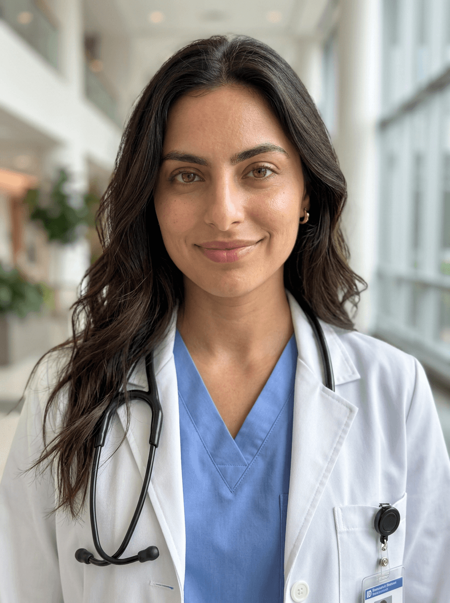 Professional portrait styled for Healthcare & Clinical