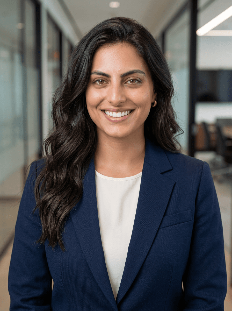 Professional portrait styled for Corporate Executive